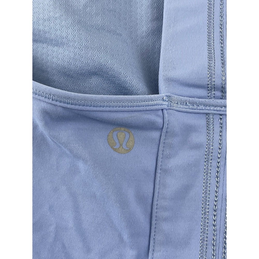 Lululemon Periwinkle Blue Racerback Tank Top Built-in Shelf‎ Bra Ladder Stitch - Picture 5 of 8